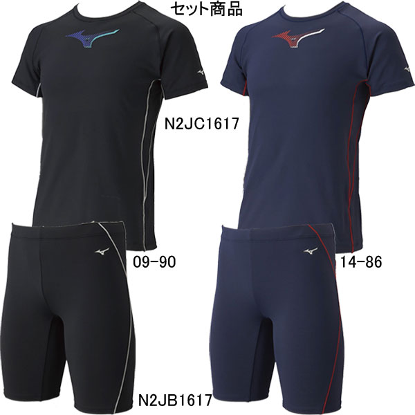 (�ͥ��ݥ��Բ�)�ߥ���(MIZUNO) ������ �ե��åȥͥ����� ����ݲ�Ⱦµ��å��奬����N2JC1617+�ϡ��ե��ѥå�N2JB1617���å�