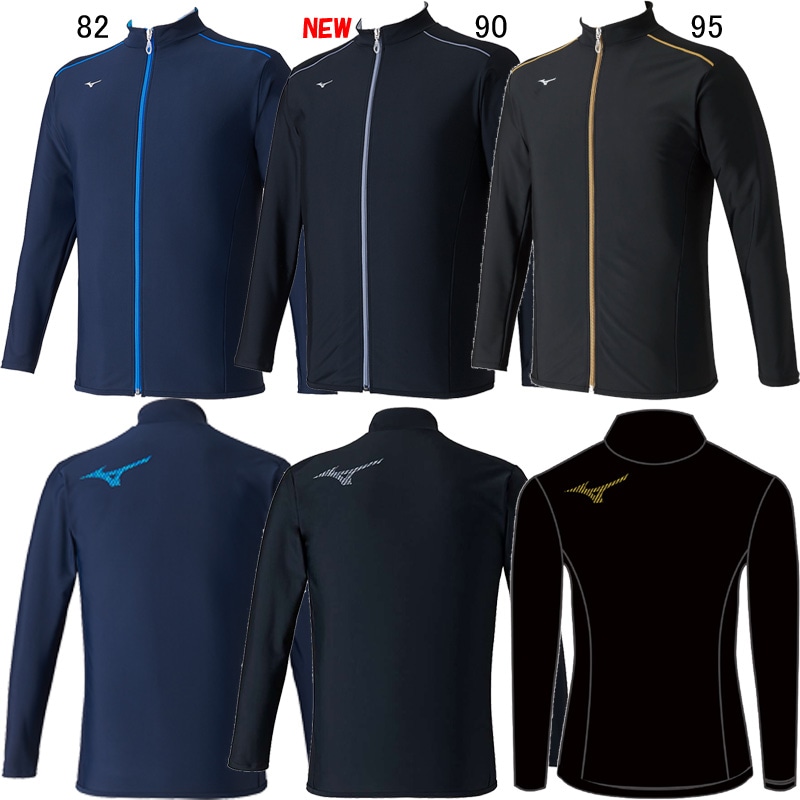 MIZUNO - MIZUNO ラッシュガード ネイビー×ブルー 2XL N2JCA610 MIZUNO ミズノ フィットネス水着 ラッシュガード 2XLサイズ（XO
