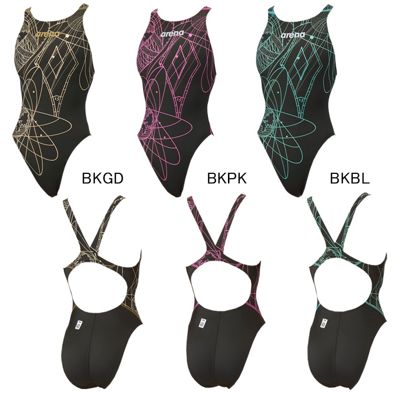 arena （アリーナ） 水泳 水着 レーシングワンピース(オープンバック