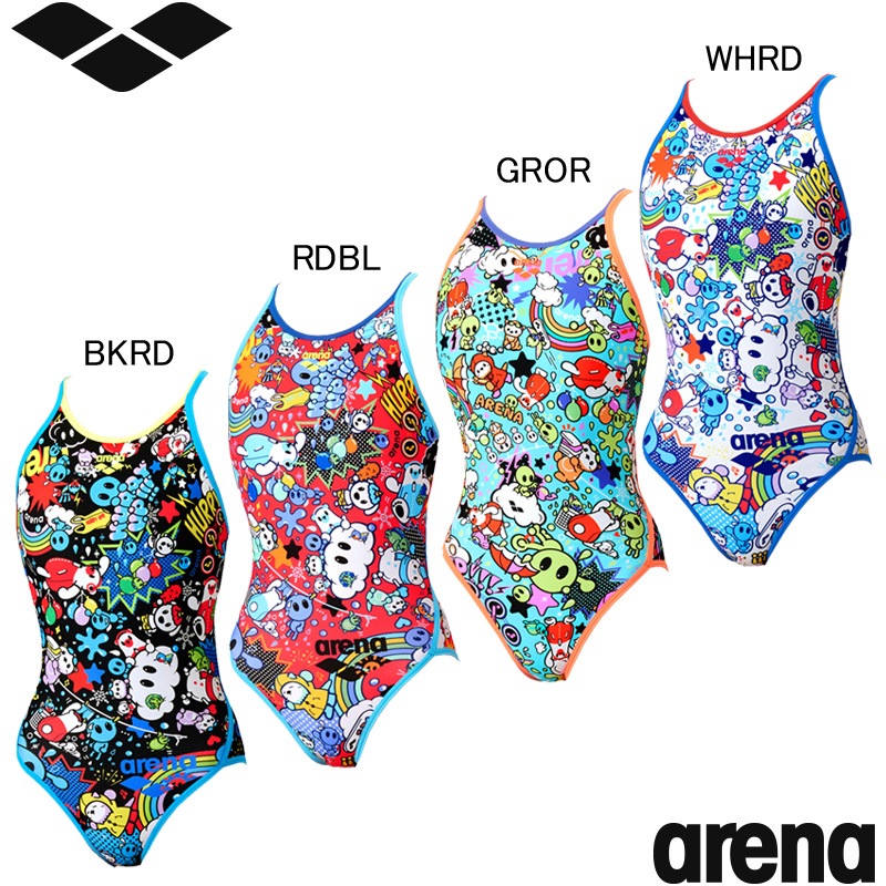 アリーナ(ARENA) アリーナくん 女児用 練習用水着 タフスーツ