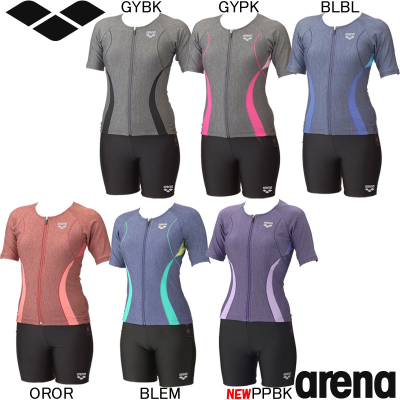 ネコポス不可)アリーナ(ARENA) 女性用 フィットネス水着 すらっとセパ