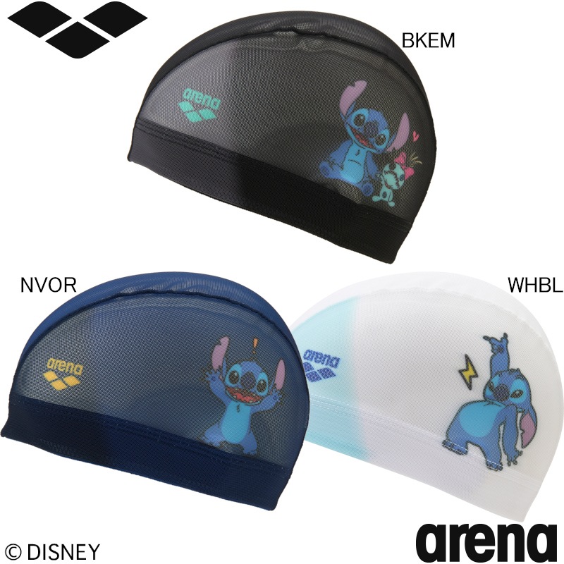 アリーナ(ARENA) ディズニー(スティッチ) メッシュスイムキャップ(昇華