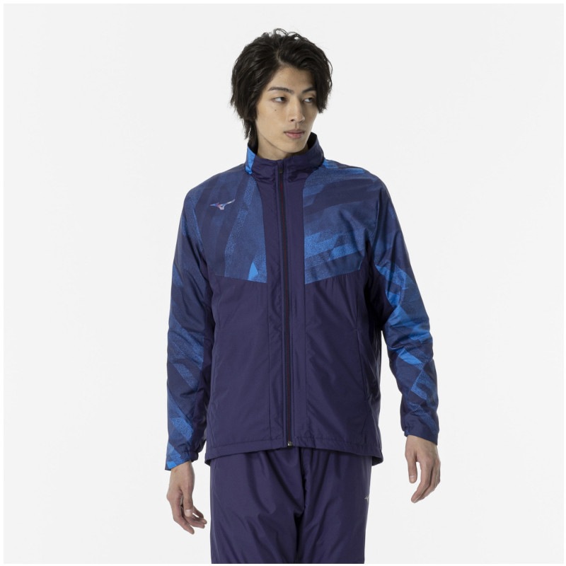 ネコポス不可)ミズノ(MIZUNO) メンズブレスサーモウォーマージャケット