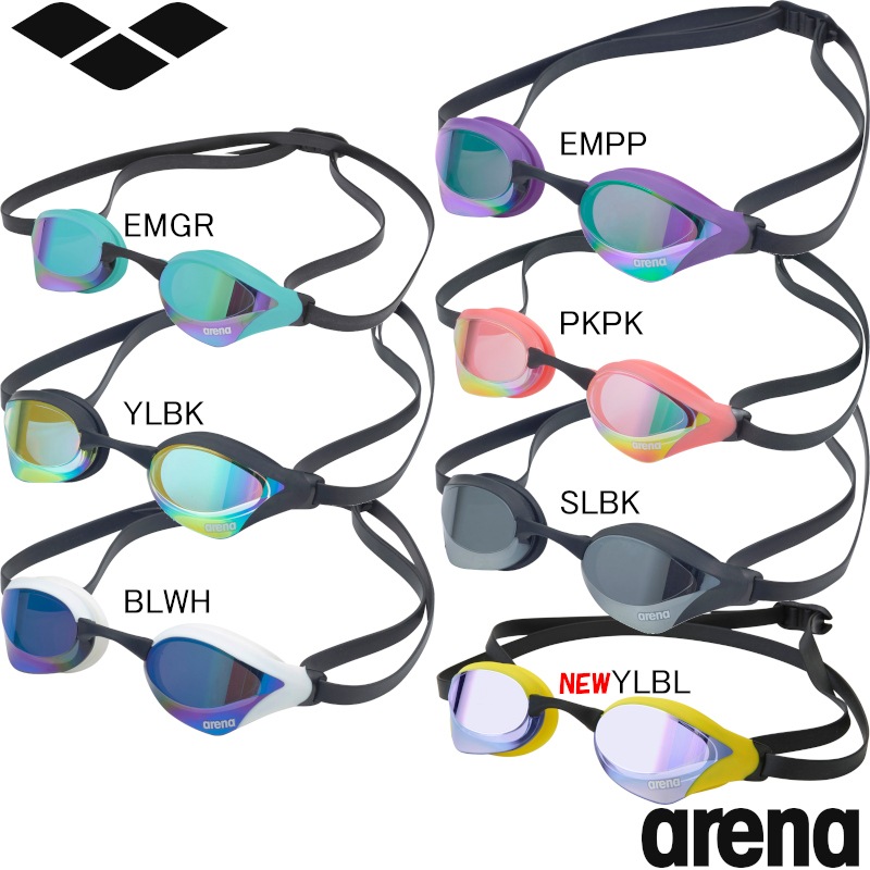 ネコポス不可)アリーナ(ARENA) クッションミラーゴーグル COBRA CORE