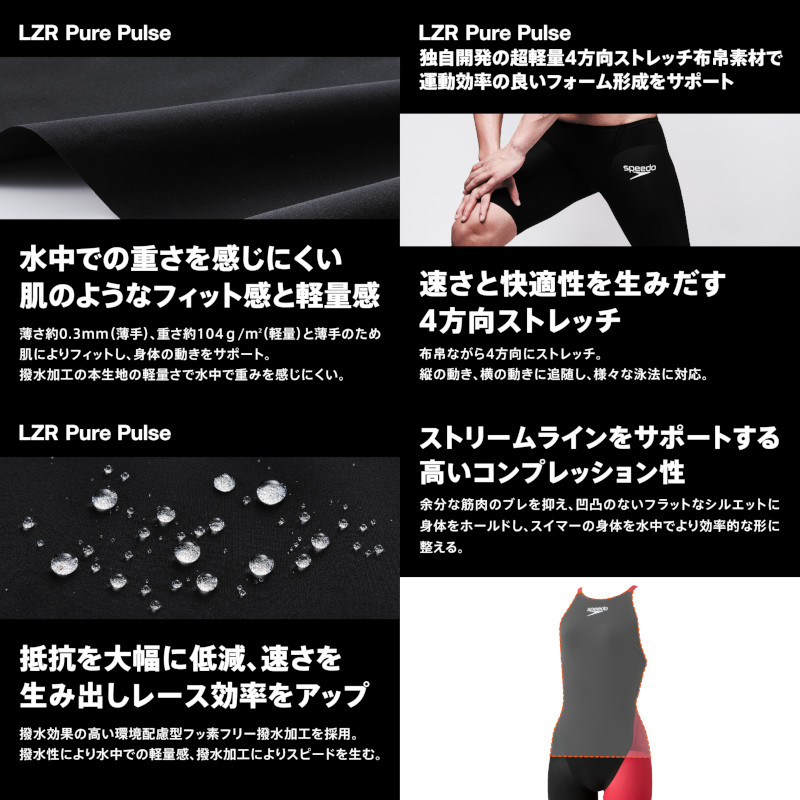 ���ԡ���(SPEEDO)������ ���˿��� Fastskin Pro III(�ե����ȥ�����ץ�3)����˥������ץ�Хå��ˡ������� SCG12101F