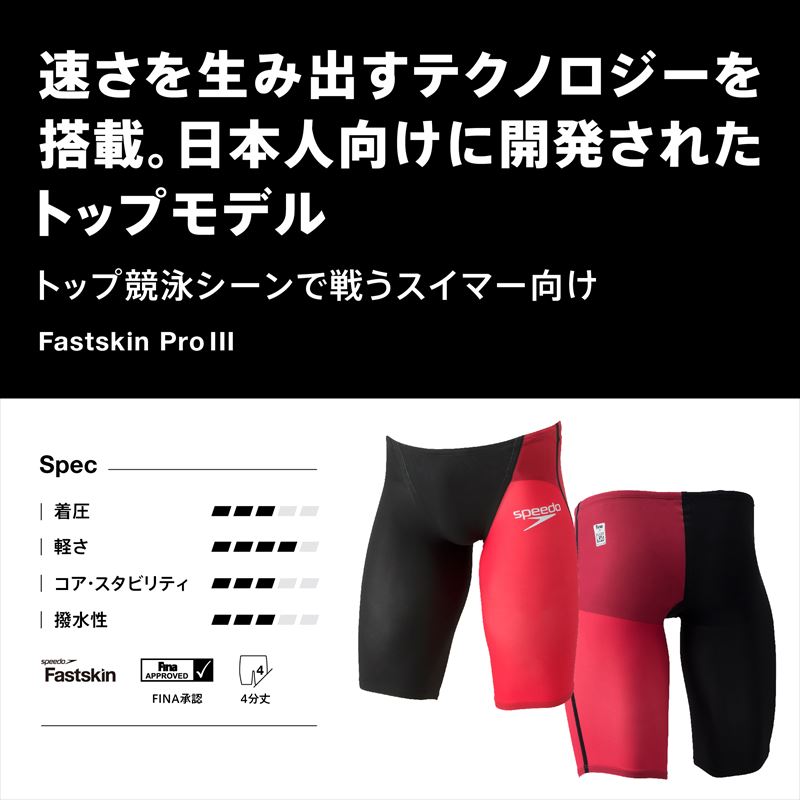 ���ԡ���(SPEEDO)�˻��� ���˿��� Fastskin Pro III(�ե����ȥ�����ץ�3)����˥�����ޡ� SCB62101F