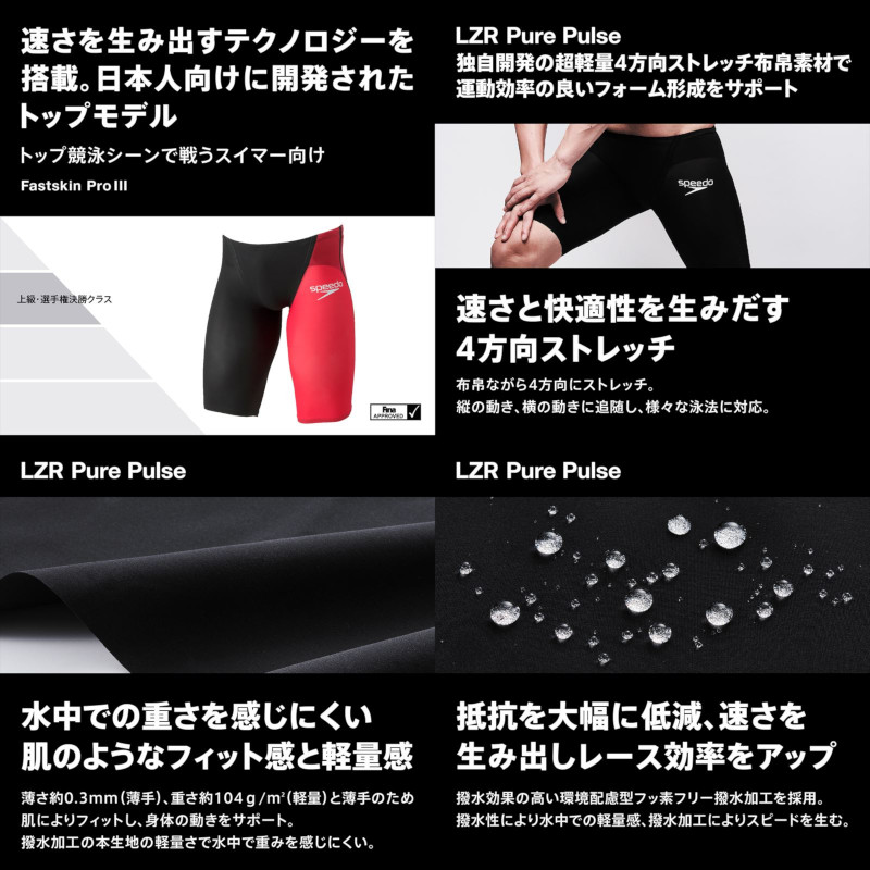 ���ԡ���(SPEEDO)�˻��� ���˿��� Fastskin Pro III(�ե����ȥ�����ץ�3)����˥�����ޡ� SCB62101F