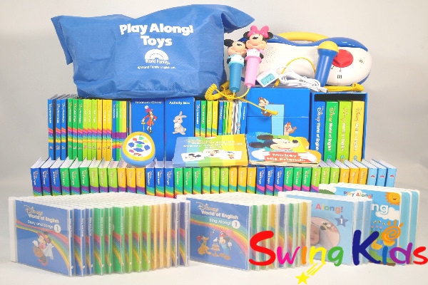 【美品】Disney WORLD OF ENGLISH ディズニー セット Disney world of English】Sample DVD CD《7枚セット 》｜Yahoo