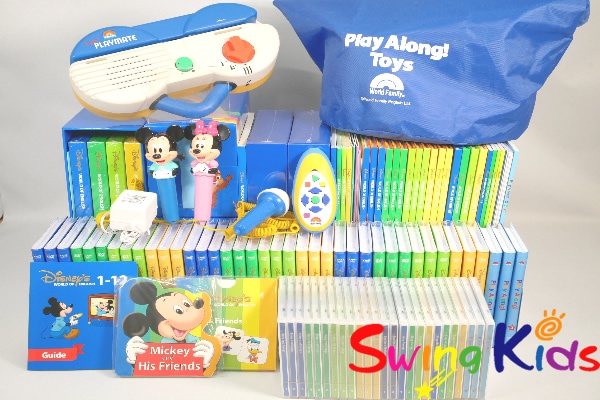 ミッキーパッケージ+Q＆Aカード（おまけ付） フルセット 2018年購入 未開封多 DWE ディズニー英語システム【20260101899】