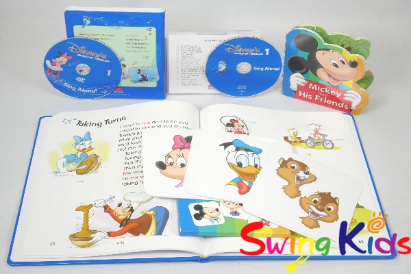 DWEディズニー英語システム2018年 ミッキーパッケージフルセット①