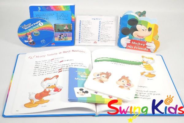 ミッキーパッケージ+GAQ（おまけ付） 2024年購入 未開封多 DWE ディズニー英語システム 【20260200799】