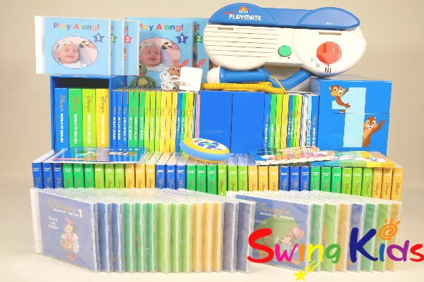 【選べるプレゼント付】 2018年購入 ミッキーパッケージ+Q＆Aカード フルセット 未開封多 DWE ディズニー英語システム【20260703399】