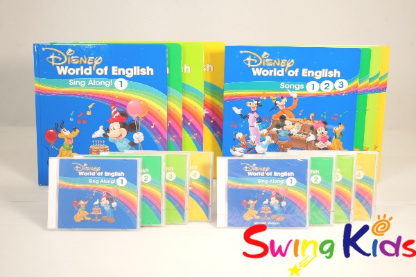 2020年購入 シングアロング絵本とCD 新品同様大多数 DWE ディズニー英語システム 【20260506302】