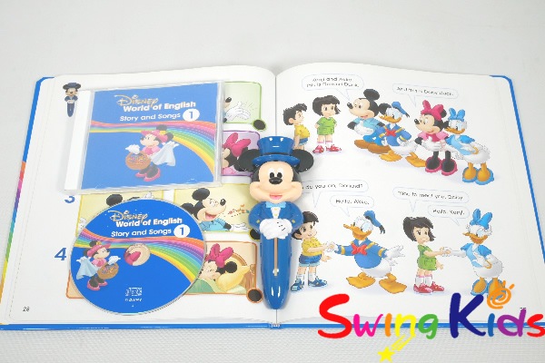 メインプログラム DWEブックとCD+ライトライトペン 2021年購入 新品同様含 DWE ディズニー英語システム ワールドファミリー【20260102601】