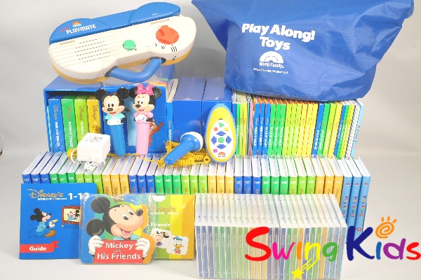 ミッキーパッケージ+Q＆Aカード（おまけ付） フルセット 2018年購入 未開封多 DWE ディズニー英語システム【20260101899】