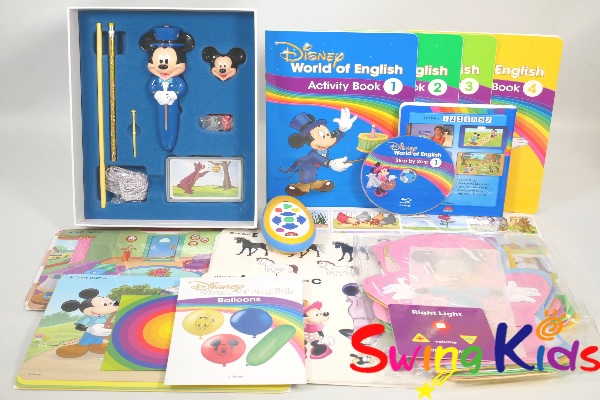 ミッキーパッケージ+GAQ 2023年購入 未開封多 DWE ディズニー英語