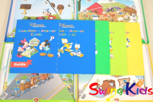 ☆今週の目玉商品☆トークアロング＋Q＆Aカードセット クリーニング済 2018年購入 未開封含 DWE ディズニー英語システム【20250508804】
