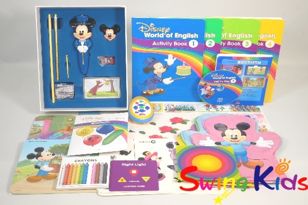 ミッキーパッケージ+GAQ（おまけ付） 2020年購入 未開封含 DWE ディズニー英語システム 【20260105299】