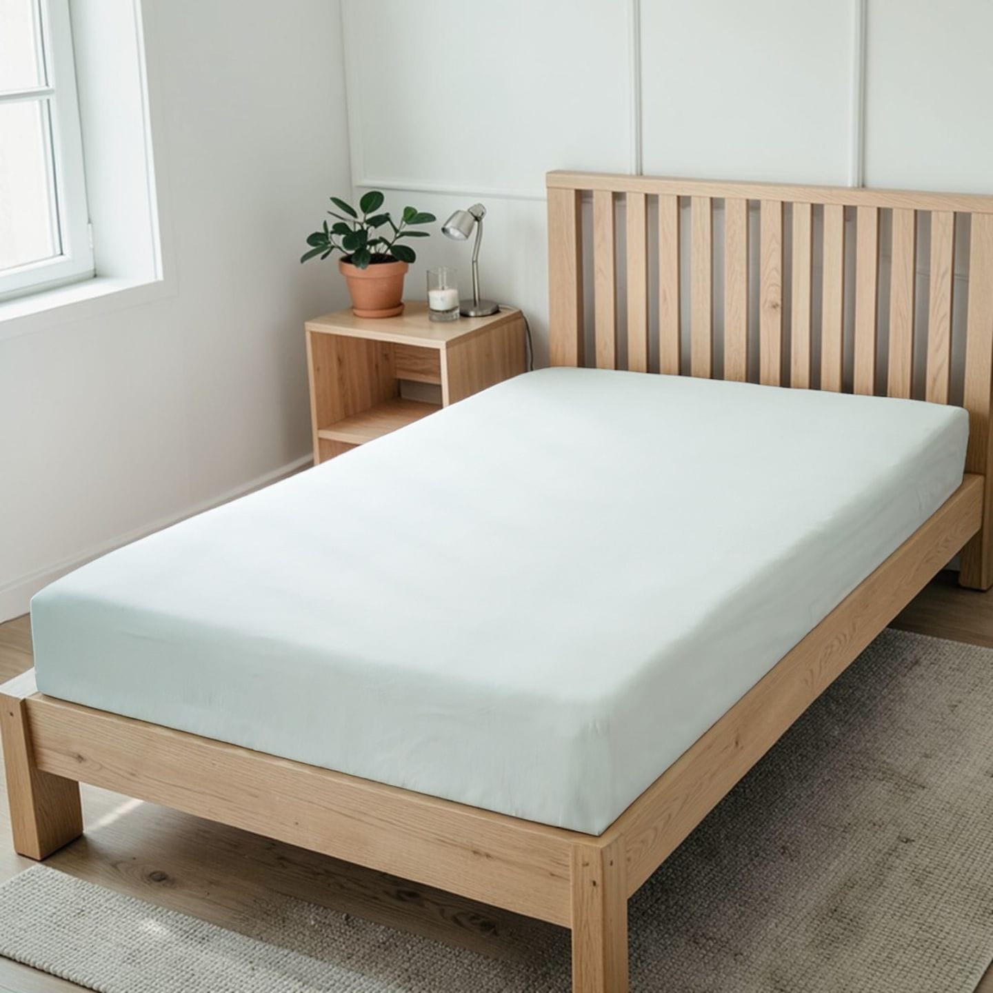 ボックスシーツ シングル 100×200 高さ35cm 綿100 コットン ツイル