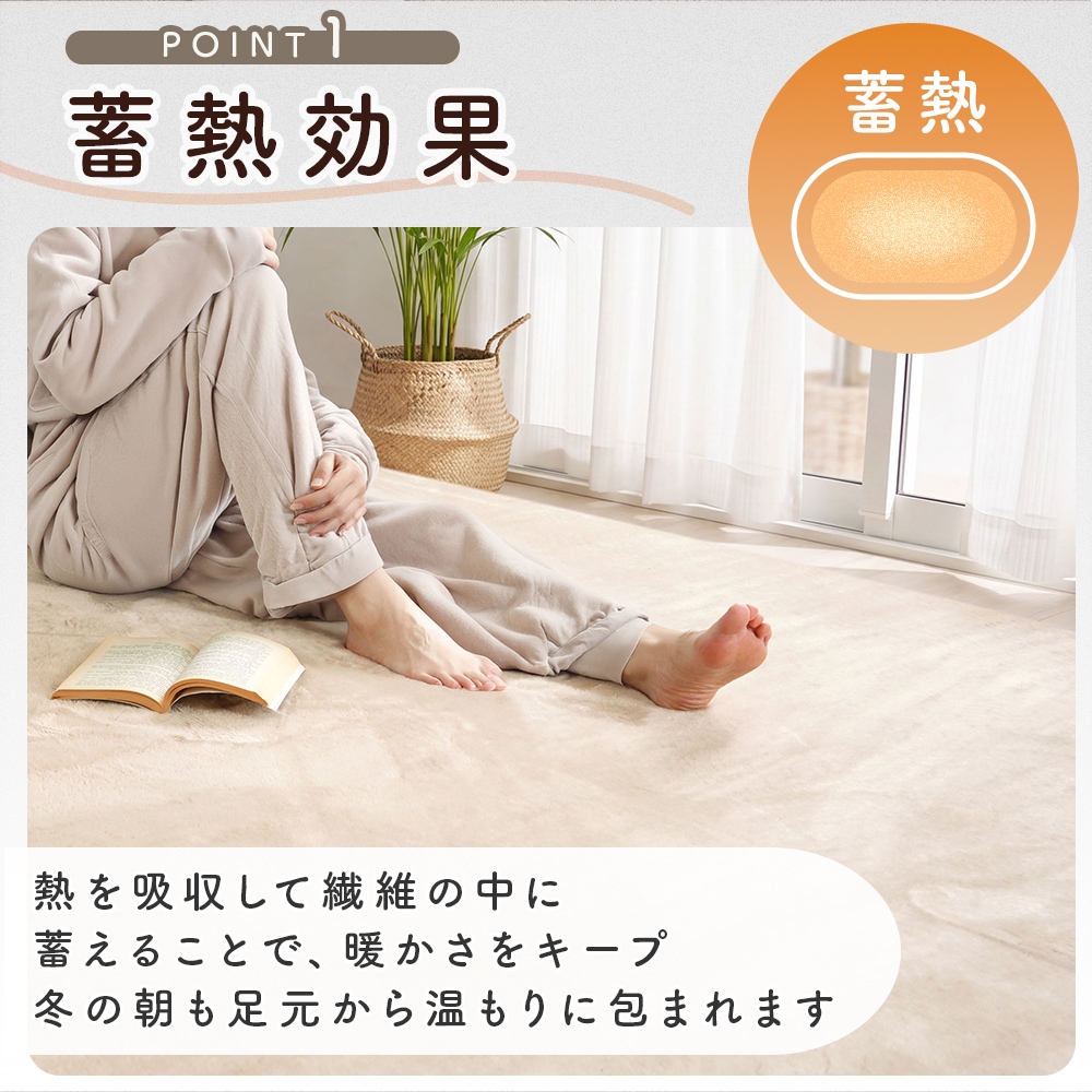 【未使用】CareCelve CelleBi 自宅で温熱ケア 2023年製 ラグ 200×240cm 蓄熱 吸湿発熱 椿オイル配合 抗菌防臭 滑り止め