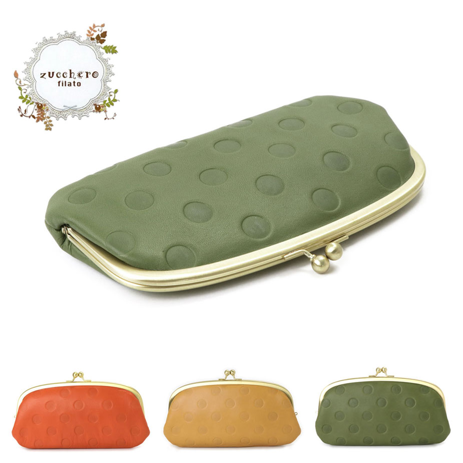 Zucchero filato:親子がま口長財布