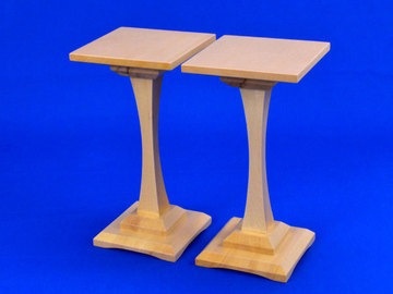 将棋盤脚付き5寸／本榧／板目／盤カバー付き／駒台／※