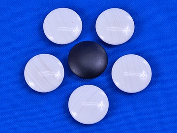 蛤碁石 22号 実用(厚み6.3mm) | 蛤碁石,蛤碁石(メキシコ産) | 将棋盤