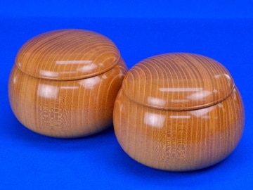 高級木製碁笥(欅) 碁石 楽天市場】囲碁 高級手作木製碁笥 欅（けやき） 極上 特大36号