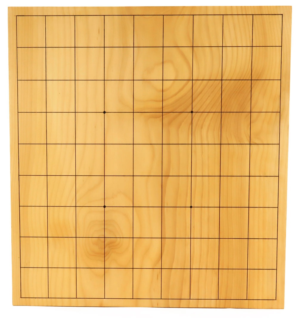 宮崎県日向産本榧一枚板木表3寸卓上将棋盤 MS33 本榧の中でも最高級と
