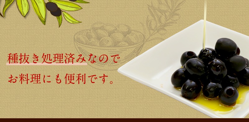 ブラックオリーブ 種なし 350g缶 種無し Olive オリーブ 缶詰