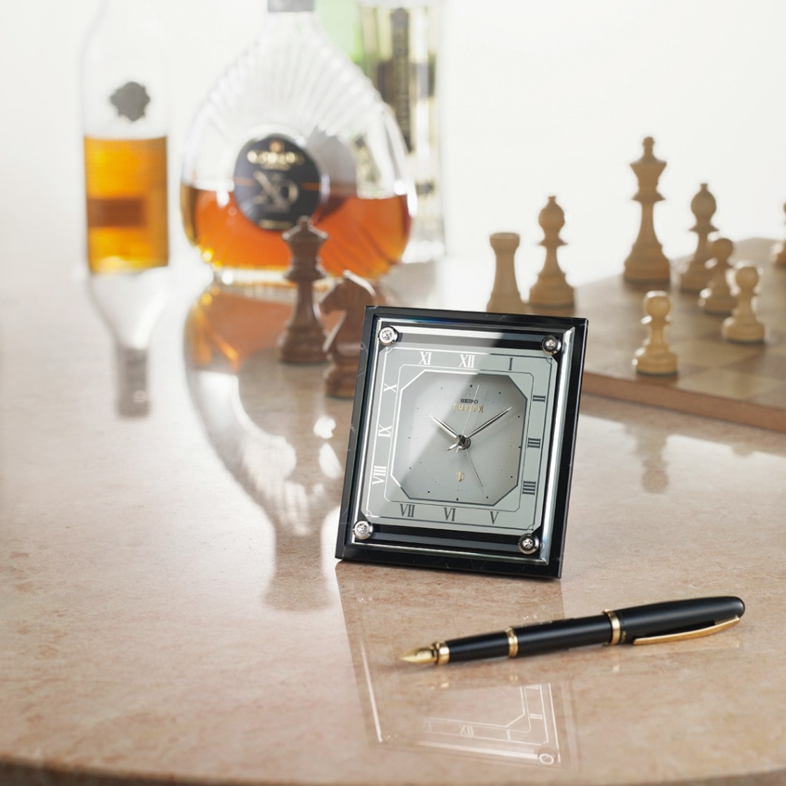 SEIKO EMBLEM HR592 ｸｵｰﾂ時計