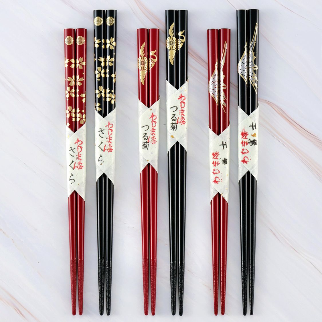 輪島うるし箸 2膳 桐箱入