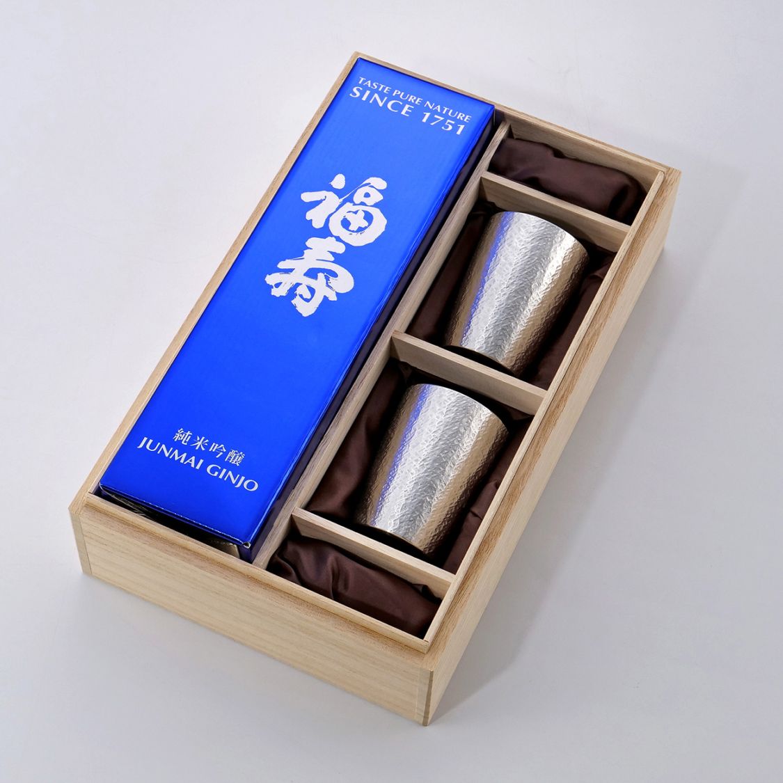 祝箱 タンブラーベルク180ml 2個と福寿 純米吟醸