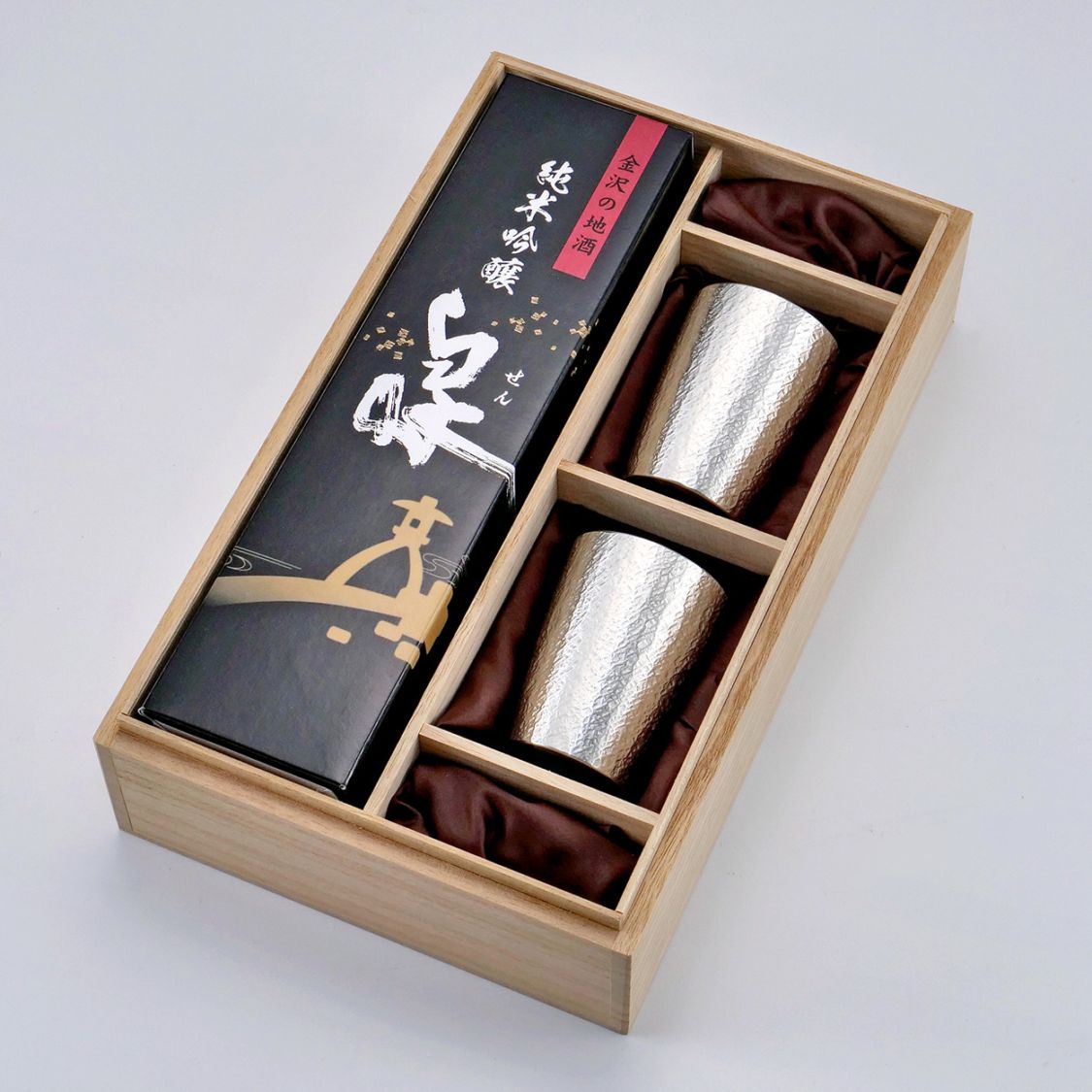 祝箱 タンブラー ベルク 180ml 2個と泉 純米吟醸