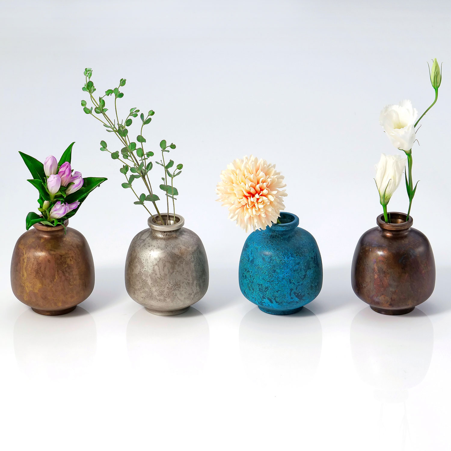 釉薬の、見事な、花瓶