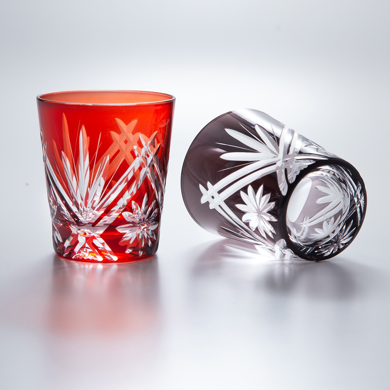 切子フリーカップ ダイアモンド ペア