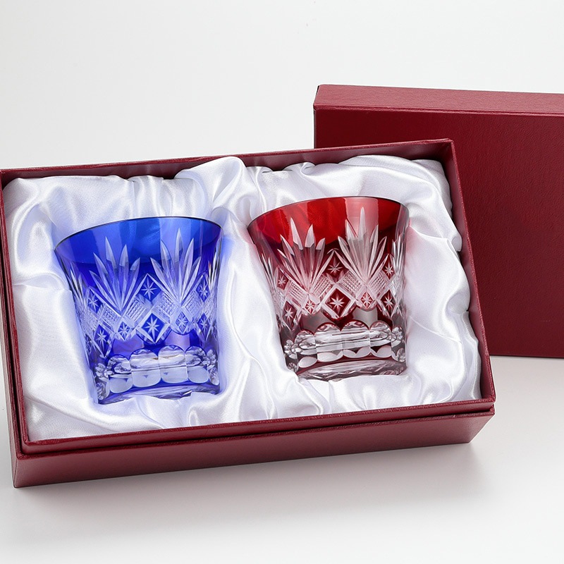 切子フリーカップ きらり ペア