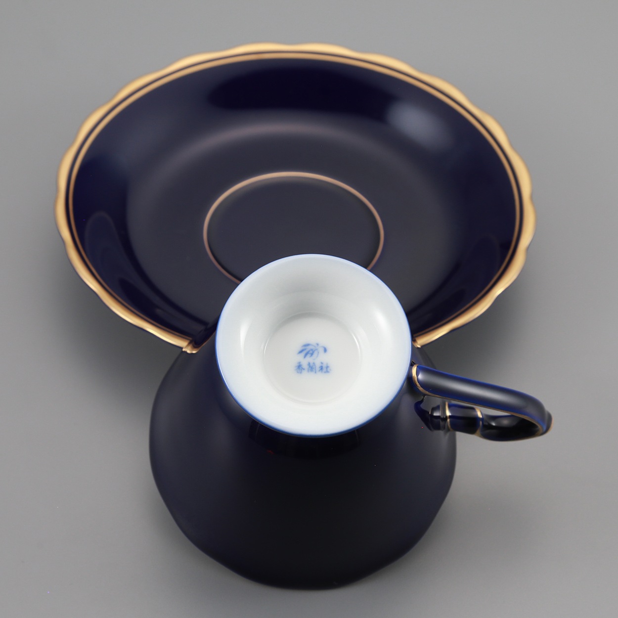 サムシングブルー ペアコーヒーカップ&ソーサー