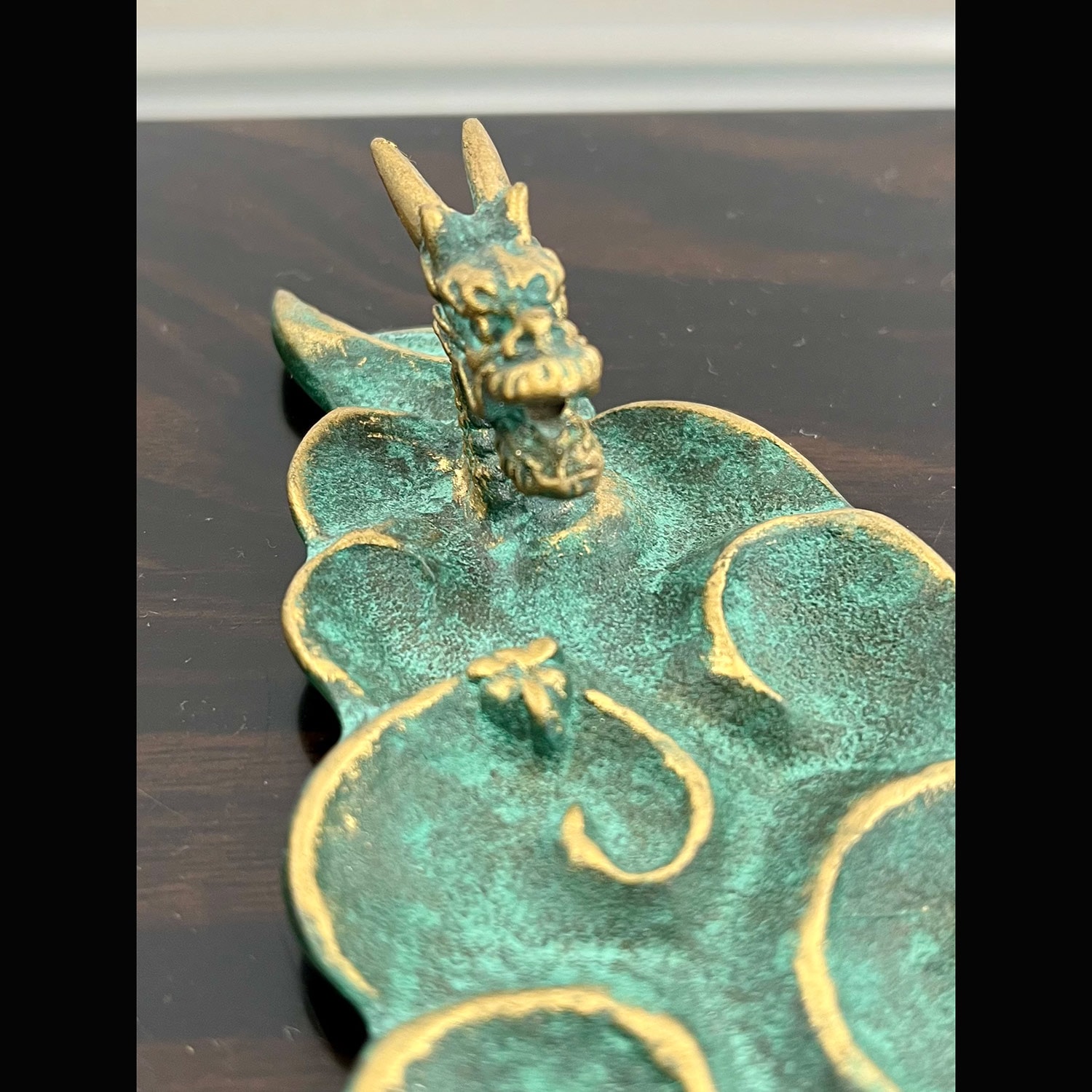 香立 雲龍 UNRYUU 金青銅