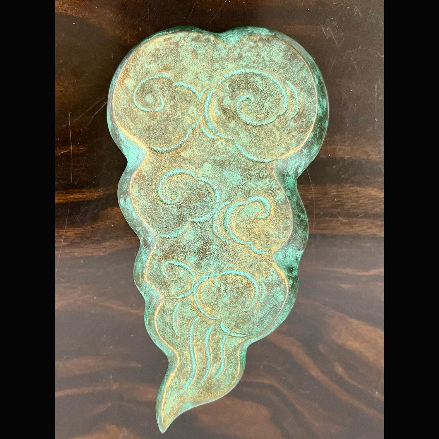 香立 雲龍 UNRYUU 金青銅