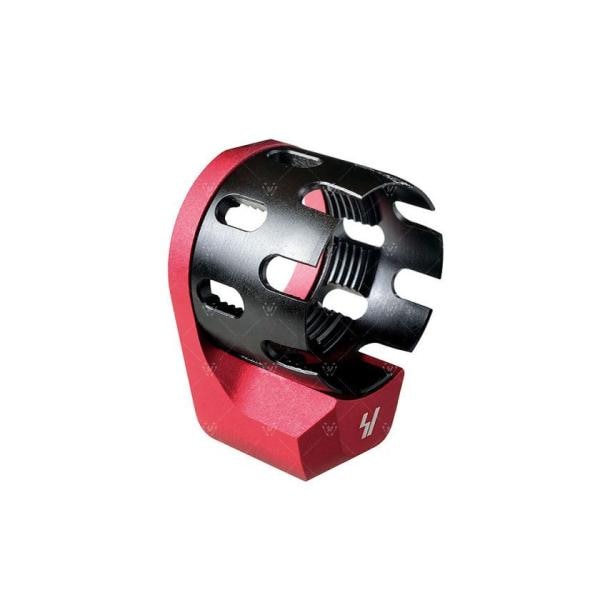 ��Strike Industries��AR Enhanced Castle Nut & Extended End Plate - Red