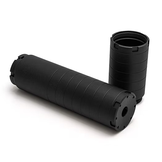 PTS Dead Air Wolfman Modular Airsoft Mock Suppressor ���ߡ����ץ�å��� �֥�å�