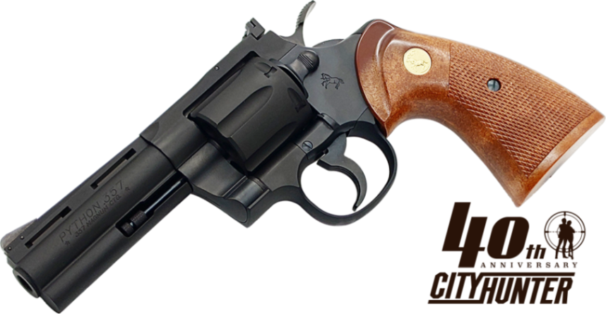 ���ʥ� ���ƥ����ϥ󥿡� 40��ǯ��ǰ��ǥ� Colt Python .357Magnum 4inch ��R-model�� Heavy Weight ��Ryo Saeba�� model ��ǥ륬��