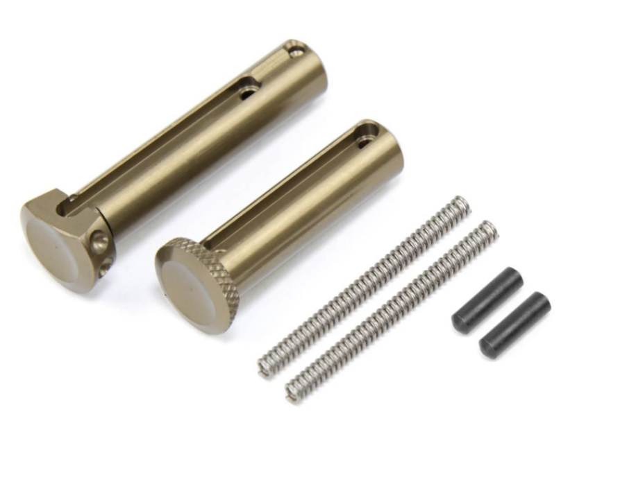 BATTLE ARMS ALUMINUM ENHANCED PIN SET - AR15 FDE