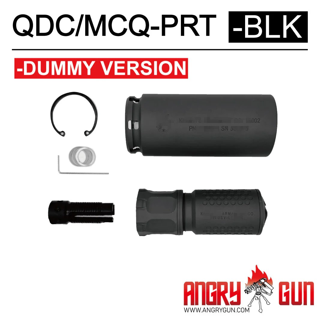 ANGRY GUN KAC 5.56mm QDC MCQ-PRT ������ QD ���ץ�å��� �֥�å� 14mm�եͥ� ���ߡ��С������
