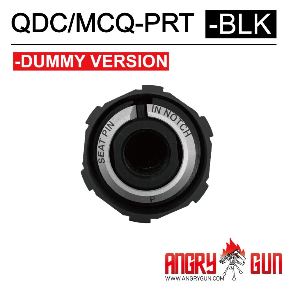 ANGRY GUN KAC 5.56mm QDC MCQ-PRT ������ QD ���ץ�å��� �֥�å� 14mm�եͥ� ���ߡ��С������