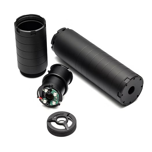 PTS Dead Air Wolfman Modular Airsoft Mock Suppressor �ȥ졼����Ver �֥�å�
