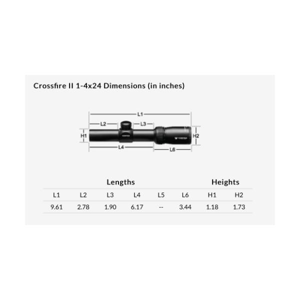 �ڼ�ʪ�ۡ�VORTEX��CROSSFIREII 1-4X24 V-Brite (MOA) Reticle 30mm Tube ���硼�ȥ������� �ܥ�ƥå��� CF2-31037