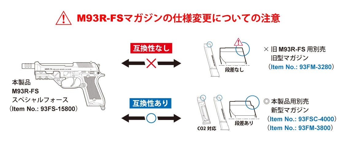 �ޥ를�� M93R-FS CO2 ���ꥹ�饤�ɥ������� ���ڥ����ե�����