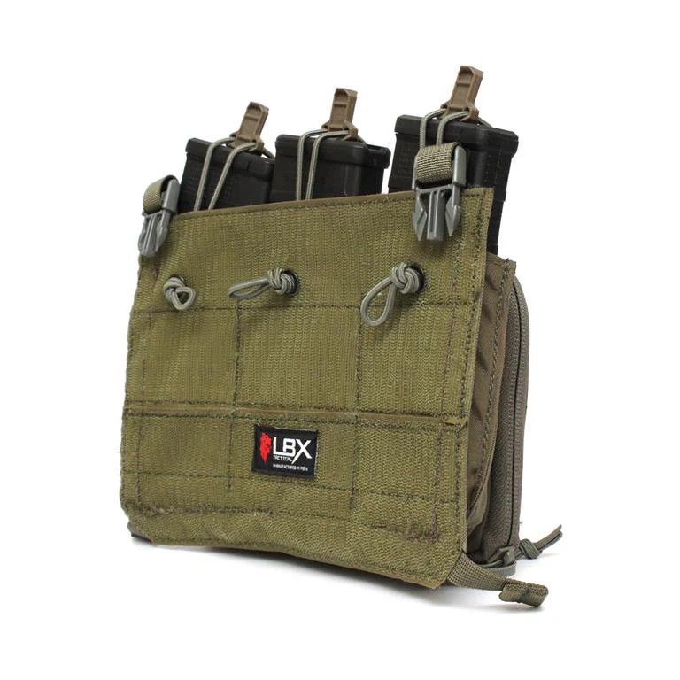 LBX TACTICAL Low Pro Mag/Utility Fast Clip Panel RG